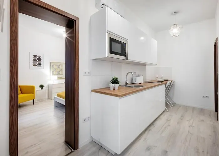 Cozy New With Air-conditioning Apartament Budapesta